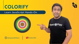 Build with JavaScript: Project Colorify | Unlock Your JavaScript Power with Hands-On