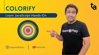 Build with JavaScript: Project Colorify | Unlock Your JavaScript Power with Hands-On